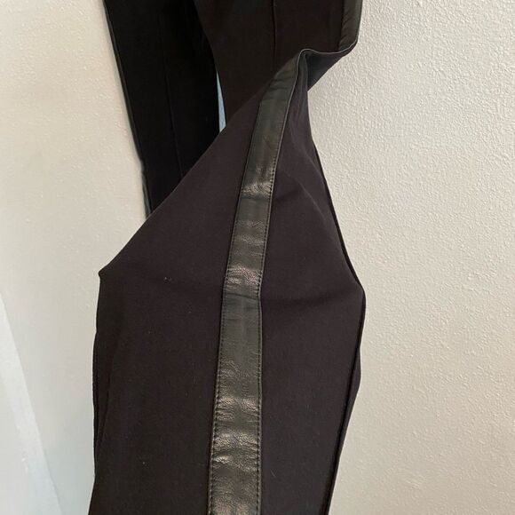 INC International Concepts Black Trousers Side Stripe Size 4 UB-11 - Picture 8 of 11